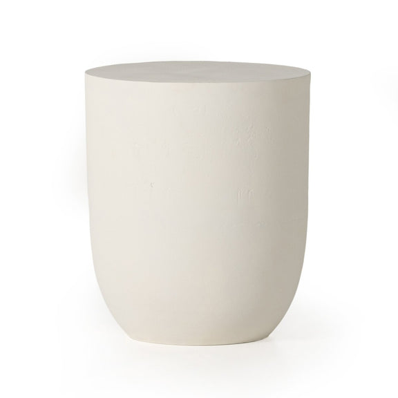 Basil Outdoor Drink Table - Matte White