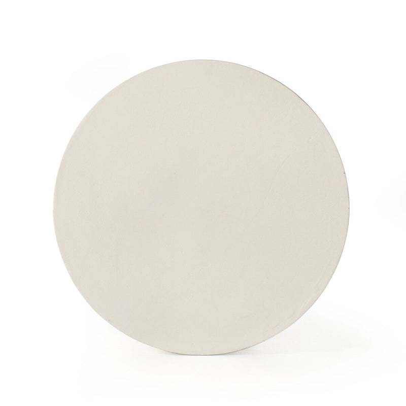 Basil Outdoor Drink Table - Matte White