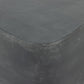 Basil Square Outdoor End Table - Aged Grey