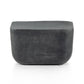 Basil Square Outdoor End Table - Aged Grey