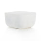 Basil Square Outdoor End Table - Matte White