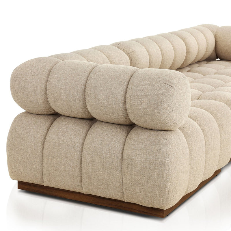 Roma Outdoor 3-Piece Sectional - Hayes Cream