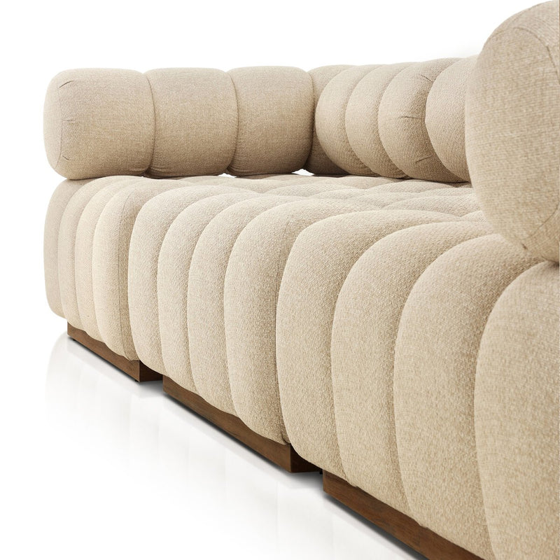 Roma Outdoor 3-Piece Sectional - Hayes Cream