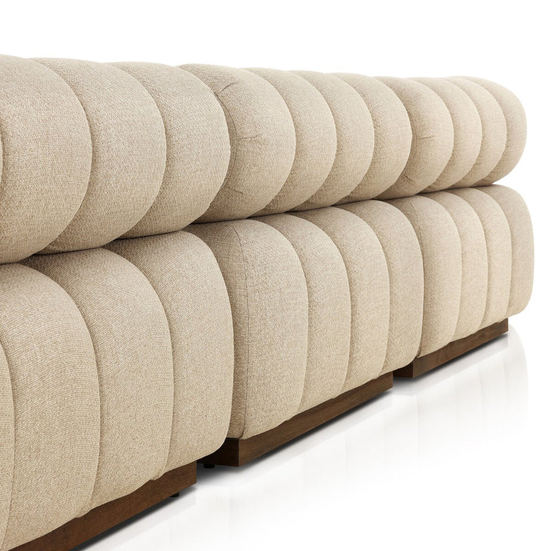 Roma Outdoor 3-Piece Sectional - Hayes Cream