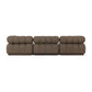 Roma Outdoor 3-Piece Sectional - Ellor Brown