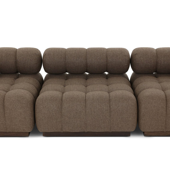 Roma Outdoor 3-Piece Sectional - Ellor Brown