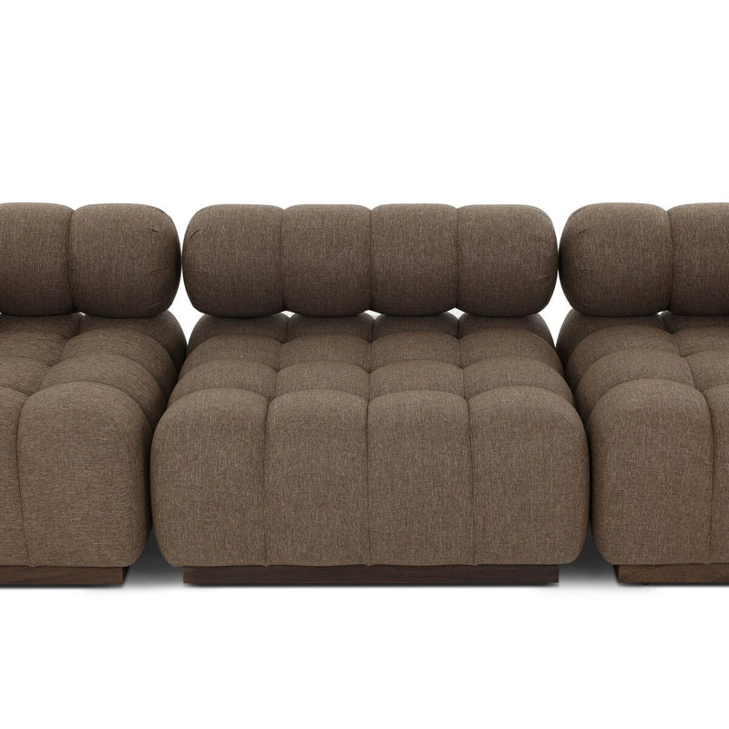 Roma Outdoor 3-Piece Sectional - Ellor Brown