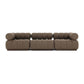 Roma Outdoor 3-Piece Sectional - Ellor Brown
