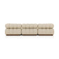 Roma Outdoor 3-Piece Sectional - Hayes Cream
