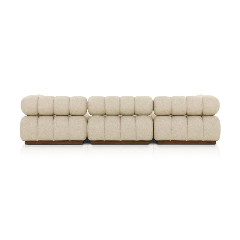 Roma Outdoor 3-Piece Sectional - Hayes Cream