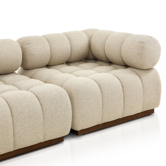 Roma Outdoor 3-Piece Sectional - Hayes Cream