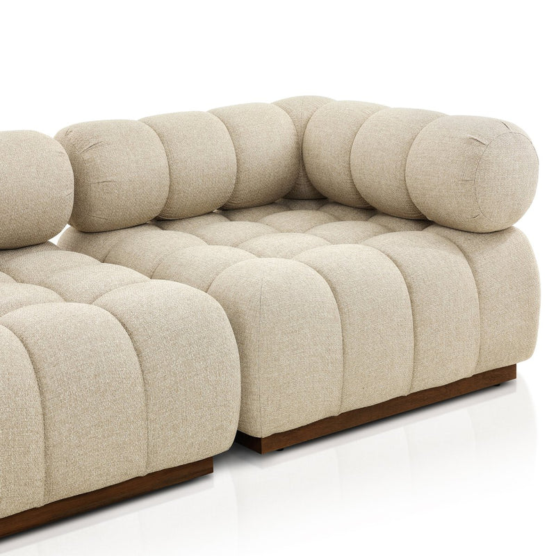 Roma Outdoor 3-Piece Sectional - Hayes Cream