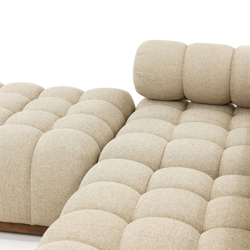 Roma Outdoor 3-Piece Sectional - Hayes Cream