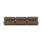 Roma Outdoor 3-Piece Sectional - Ellor Brown