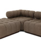 Roma Outdoor 3-Piece Sectional - Ellor Brown