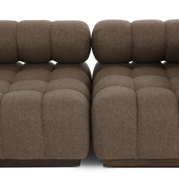 Roma Outdoor 3-Piece Sectional - Ellor Brown