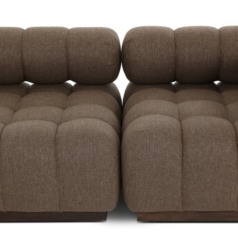 Roma Outdoor 3-Piece Sectional - Ellor Brown