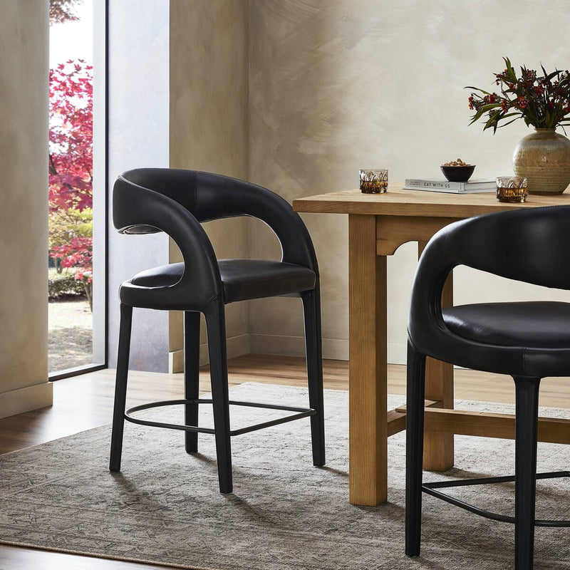 Hawkins Bar + Counter Stool - Sonoma Black