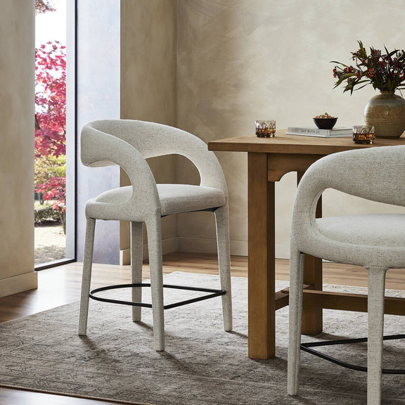 Hawkins Bar + Counter Stool - Omari Natural