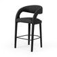 Hawkins Bar + Counter Stool - Fiqa Boucle Charcoal