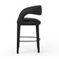 Hawkins Bar + Counter Stool - Fiqa Boucle Charcoal