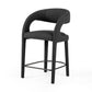 Hawkins Bar + Counter Stool - Fiqa Boucle Charcoal