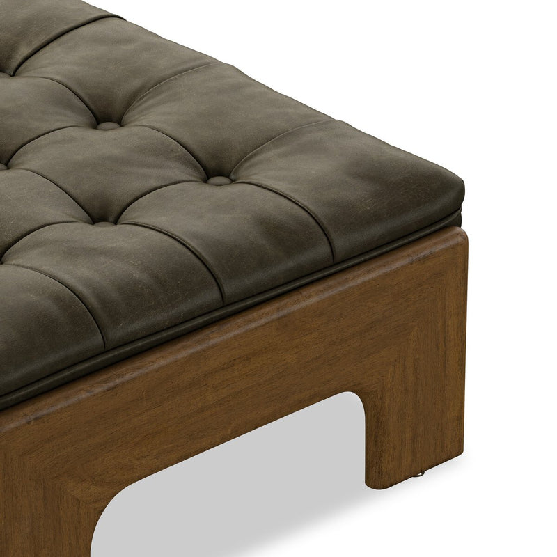Halston Ottoman - Dulane Moss