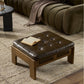 Halston Ottoman - Dulane Moss