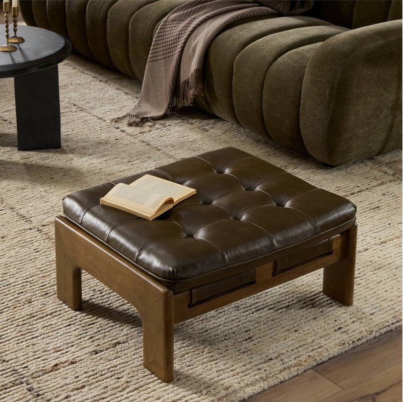 Halston Ottoman - Dulane Moss
