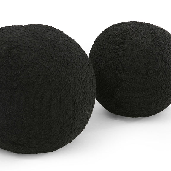 Balle Pillow, Set Of 2 - Knoll Onyx