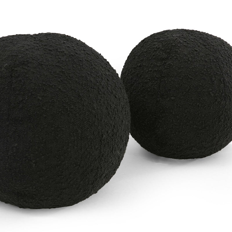 Balle Pillow, Set Of 2 - Knoll Onyx