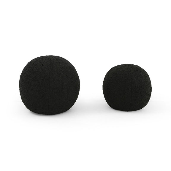 Balle Pillow, Set Of 2 - Knoll Onyx