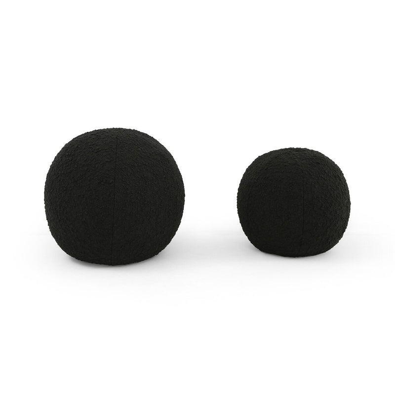Balle Pillow, Set Of 2 - Knoll Onyx