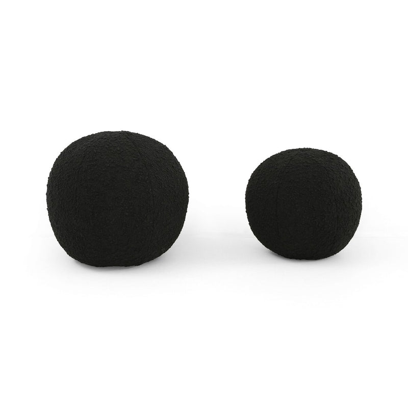 Balle Pillow, Set Of 2 - Knoll Onyx