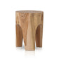 Kyra Outdoor End Table - Aged Natural Teak