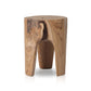 Kyra Outdoor End Table - Aged Natural Teak