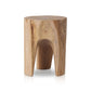 Kyra Outdoor End Table - Aged Natural Teak
