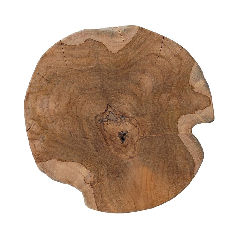 Kyra Outdoor End Table - Aged Natural Teak