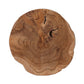 Kyra Outdoor End Table - Aged Natural Teak