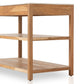 Indira Small Kitchen Island - Smoked Acacia