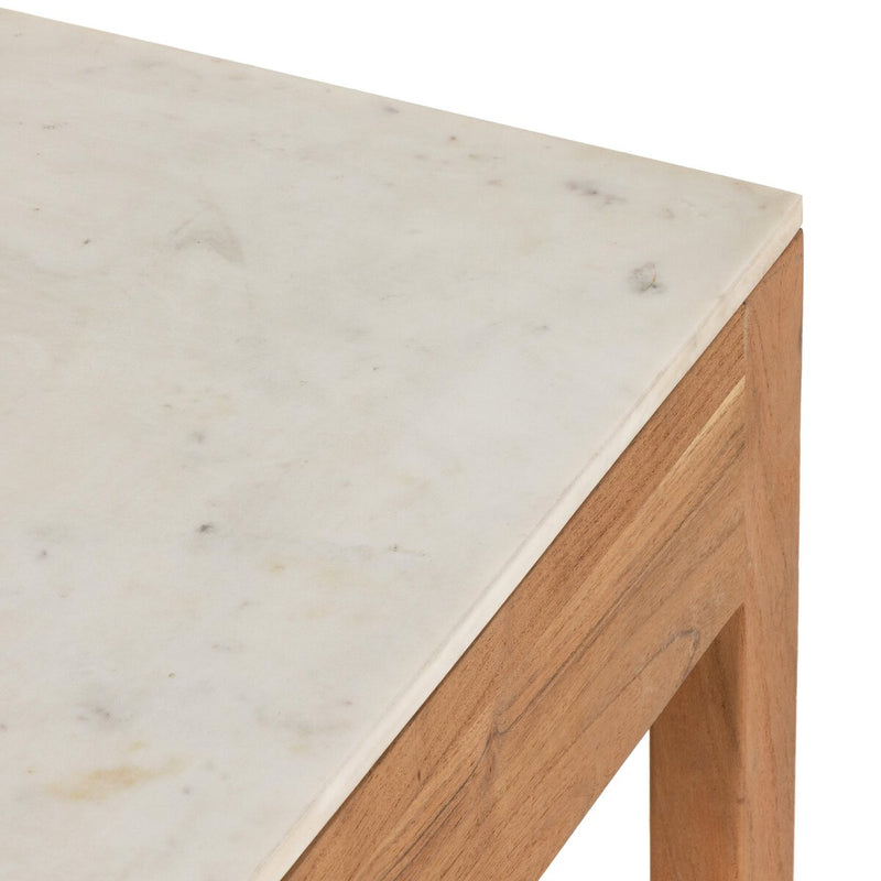 Indira Small Kitchen Island - Smoked Acacia