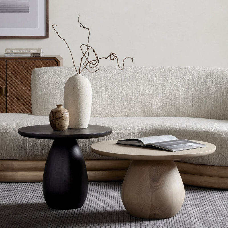 Merla Wood Bunching Table - Light Natural Ash Veneer