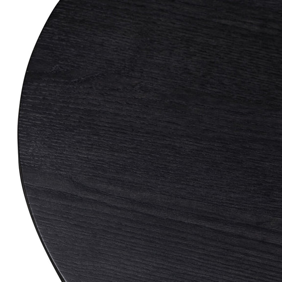 Merla Wood End Table - Black Wash Ash Veneer