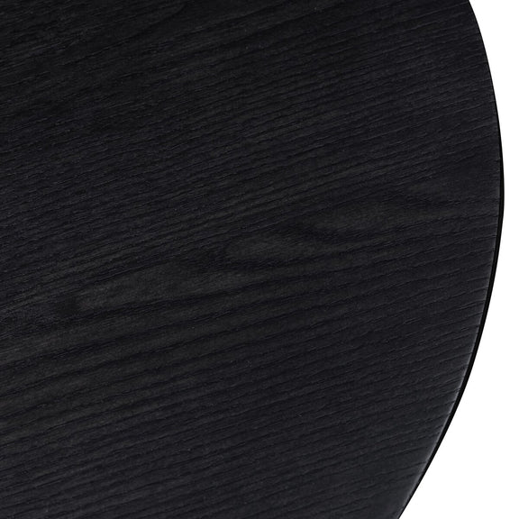 Merla Wood End Table - Black Wash Ash Veneer