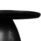 Merla Wood End Table - Black Wash Ash Veneer