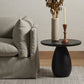 Merla Wood End Table - Black Wash Ash Veneer