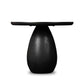 Merla Wood End Table - Black Wash Ash Veneer