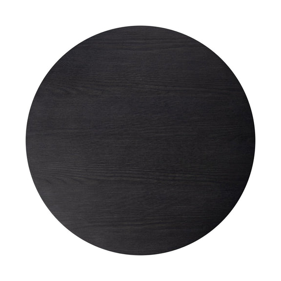 Merla Wood End Table - Black Wash Ash Veneer