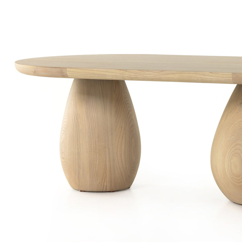 Merla Wood Coffee Table - Light Natural Ash