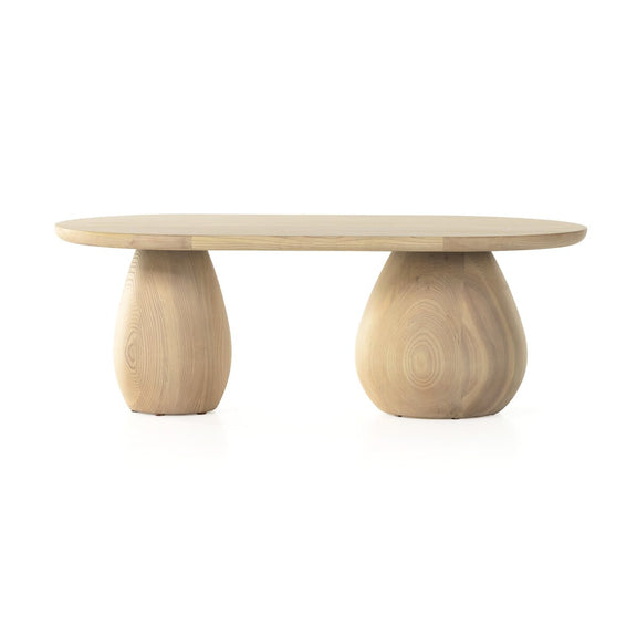 Merla Wood Coffee Table - Light Natural Ash